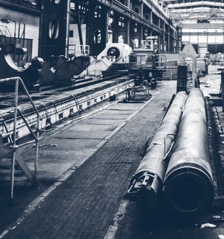 vista de una planta industrial